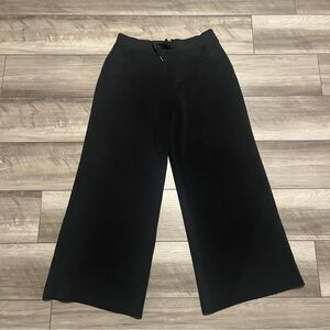 SPANX Black Wide Leg Sweatpants, Size XL